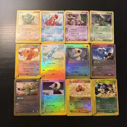 Vintage Pokemon Lot Of 12 E-Reader Expedition Sandstorm Holo Reverse Holo Cards - Image 1