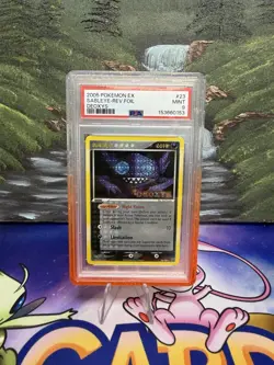 Pokemon Sableye EX Deoxys Reverse Holo Card 23/107 2005 PSA 9 Mint - Image 1