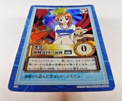 Nami - S05 Holo Foil (DAMAGE) - One Piece Carddass Hyper Battle card (1999 Japan - Image 2