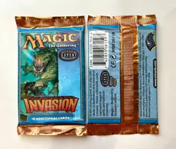 Magic the Gathering Invasion Booster Pack Sealed MTG Card c - Image 1