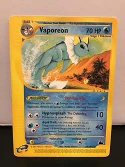 Vaporeon 33/144 Pokemon Skyridge Rare - Image 1