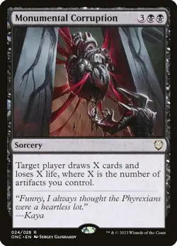 MTG - Monumental Corruption - Phyrexia: All Will Be One - X1 - (NM) - #L7654 - Image 1