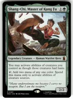 Shang-Chi, Master of Kung Fu 187 Marvel Super Heroes Magic: The Gathering NM - Image 1