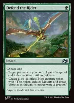 Defend the Rider - 157 - DFT - NM - MTG Magic the Gathering - Image 1