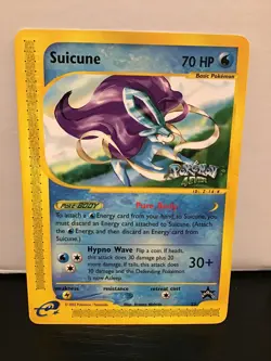 Suicune 53 Black Star Promo Pokemon 4Ever Stamp - Image 1