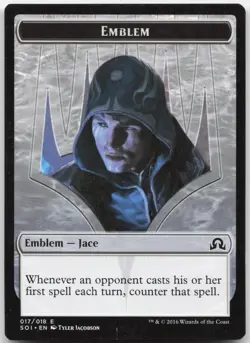 Emblem - Jace, Unraveler of Secrets - Shadows over Innistrad - MTG - Image 1