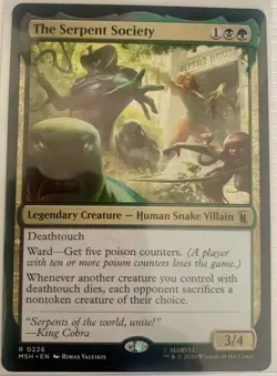 MTG Marvel Super Heroes - The Serpent Society 226 Rare Regular - Image 1