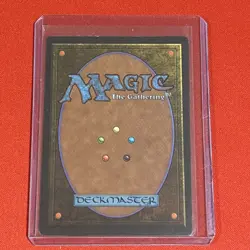 MTG Bad Moon 4th Edition 4ED Rare Black Enchantment Black Creatures Get +1/+1 - Image 2