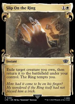 Slip On the Ring NonFoil The Lord of the Rings: Tales of Middle-earth 482 NM MTG - Image 1