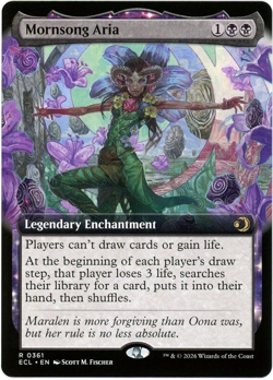 Mornsong Aria (Extended Art) 0361 - Lorwyn Eclipsed ECL - MTG NM/M - Image 1