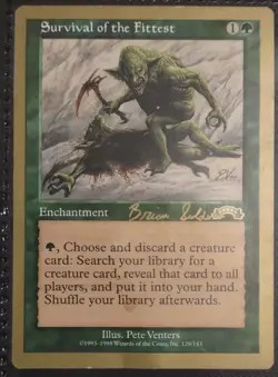 Survival of the Fittest - 1998 Brian Selden (EXO) EN [WCD - ] - NM TCG MTG - Image 1