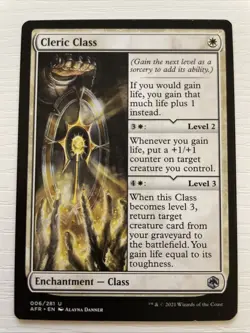 Cleric Class - Adventures in the Forgotten Realms #006 Regular magic mtg - Image 1