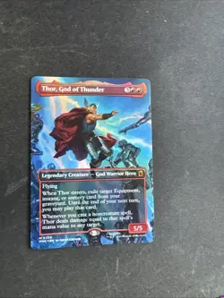 Thor, God of Thunder (Borderless) (0338) Marvel Super Heroes Foil - Image 1