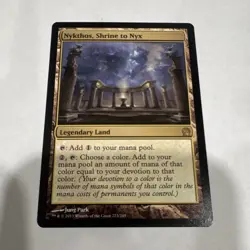 Wizards of the Coast MTG Nykthos, Shrine to Nyx Theros 223/249 Rare Regular - Image 1