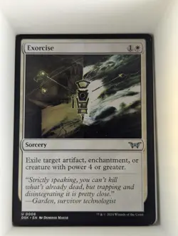 Exorcise 8 Uncommon Duskmourn: House of Horror Magic: The Gathering Near Mint - Image 1