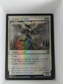 Anointer of Valor 8 Common Commander Legends Magic: The Gathering Foil Near Mint - Image 1