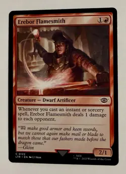 MTG Erebor Flamesmith (122/915) The Lord of the Rings Tales of Middle-earth NM - Image 1