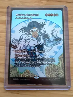 MTG Monica, the Marvel - Aurelia, the Warleader - Foil - Borderless, NM-Mint, En - Image 1