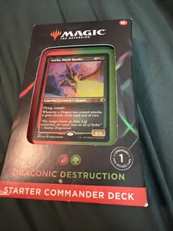 Starter Commander Deck - Draconic Destruction MTG Brand New Sealed - Image 1