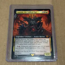 Sauron, the Lidless Eye Extended The Lord of the Rings Magic The Gathering MTG - Image 1