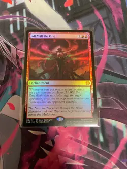 MTG - ALL WILL BE ONE - MYTHIC - FOIL - NM - ONE - Image 1
