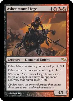ASHENMOOR LIEGE x1 mtg NM Shadowmoor 1 Rare - Image 1