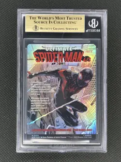 Marvel's Spider-Man MTG Miles Morales 0234 Borderless Foil BGS 9.5 - Image 2