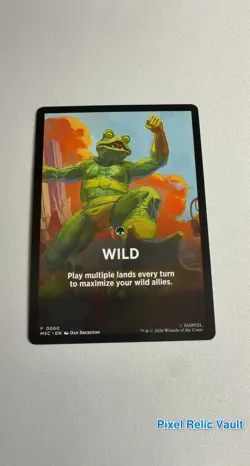 MTG - MSC - 60 - NM - Wild Theme Card - Magic - Image 2