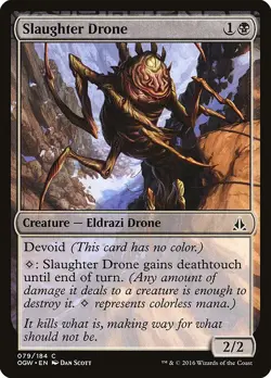 Slaughter Drone Foil Oath of the Gatewatch 79 NM MTG - Image 1