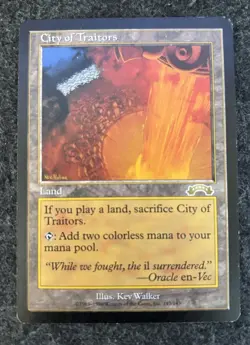 HP - City of Traitors - Exodus - Magic the Gathering MTG - Reserve List - Image 1