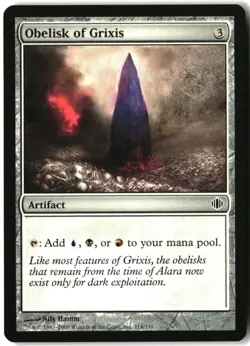 MTG Obelisk of Grixis [ALA - 214] LP - Image 2