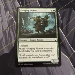 Avenging Hunter Commander Legends: Battle for Baldur's Gate 215 LP-NM MTG Card - Image 1