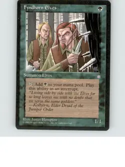 Fyndhorn Elves 132 Common Ice Age Lightly played b3-683 - Image 1