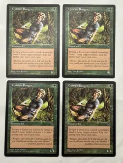 Quirion Ranger x4 MTG Visions 4x Magic Very Good Moderate Play VG MP - Image 1