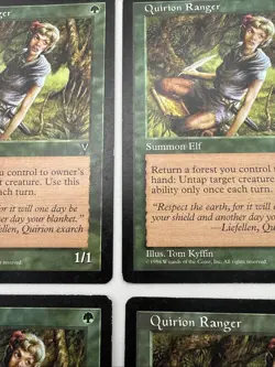 Quirion Ranger x4 MTG Visions 4x Magic Very Good Moderate Play VG MP - Image 5
