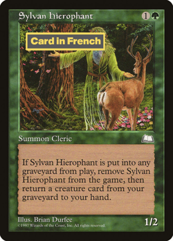 MTG Sylvan Hierophant ** Weatherlight ** French (NM) - Image 1