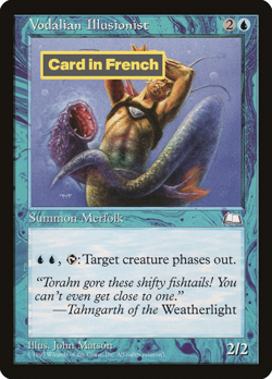 MTG Vodalian Illusionist ** Weatherlight ** French (NM) - Image 1