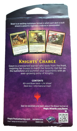 Knights Charge (Brawl Deck) Magic the Gathering Throne of Eldraine Sealed New - Image 2