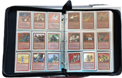 Magic the Gathering Vintage Old School Mix Collection - BINDER (storage find) - Image 1