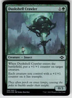 Duskshell Crawler 156 Common Modern Horizons 2 Magic: The Gathering Foil NM - Image 1