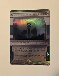 MTG Avatar of Woe Masterpiece Series: Amonkhet Invocations Foil NM FREE Shipping - Image 4
