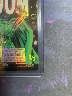 MTG Doctor Doom Classic Comic Cover FOIL #394 Marvel Super Heroes MSH NM Magic - Image 4