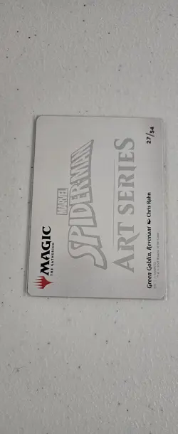 green goblin, revenant Mtg Gold Stamped Art Card - Image 2