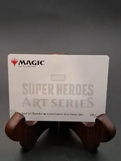 Thor, God of Thunder Art Card Art Series: Marvel Super Heroes MTG Regular NM - Image 2