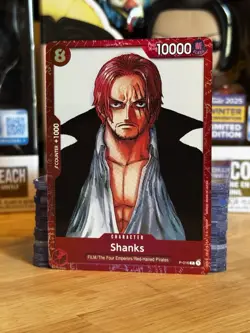 Shanks One Piece TCG - P-016 - Premium Card Collection Film Red - Image 2