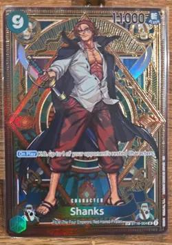 Shanks (SP) ST16-004 One Piece A Fist of Divine Speed Super Rare Near Mint - Image 1