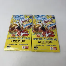 One Piece TCG OP-15 Adventure on Kami's Island Sleeved Booster Pack (lot Of 2) - Image 1