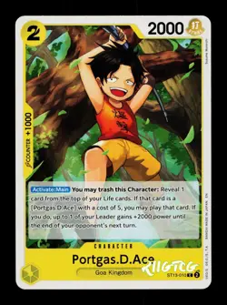 Portgas.D.Ace (Reprint) ST13-010 Premium Booster -The Best- Vol. 2 NM One Piece - Image 1
