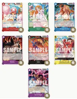 One Piece Promo Pack P-101 P-107 Gol D Promo Roger Tony Chopper English Sealed - Image 2