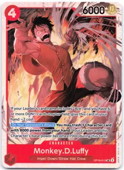 Monkey.D.Luffy OP16-015 Foil The Time of Battle - Image 1